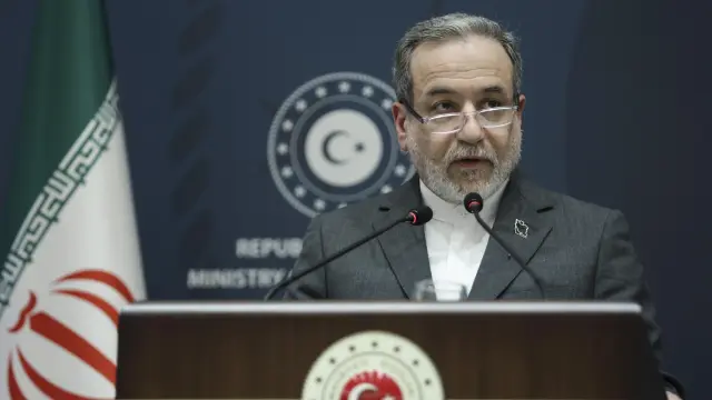 El ministro de Exteriores iraní, Abbas Araqchi,
