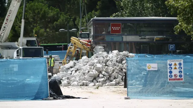 Grietas en las viviendas de San Fernando de Henares provocadas por las obras de la línea 7 de Metro.