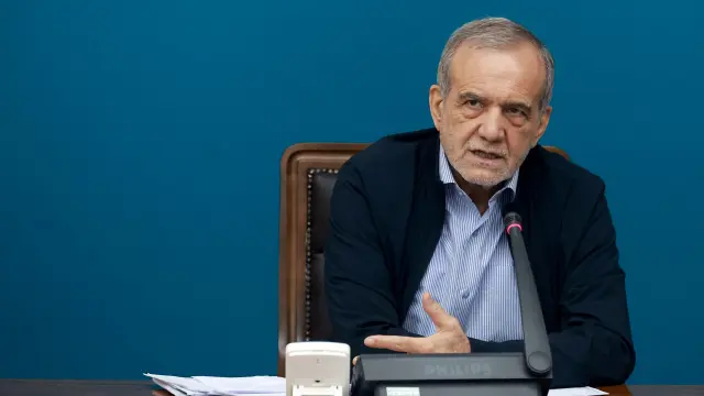 El presidente de Irán, Masud Pezeshkian.
