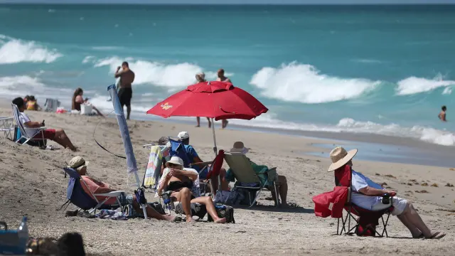 Imagen de archivo de una playa de Florida.