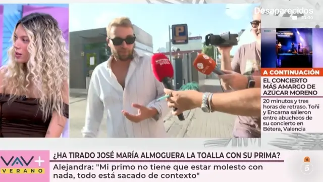 Alejandra Rubio responde a José María Almoguera: "No tiene que estar molesto por nada, esto es surrealista"