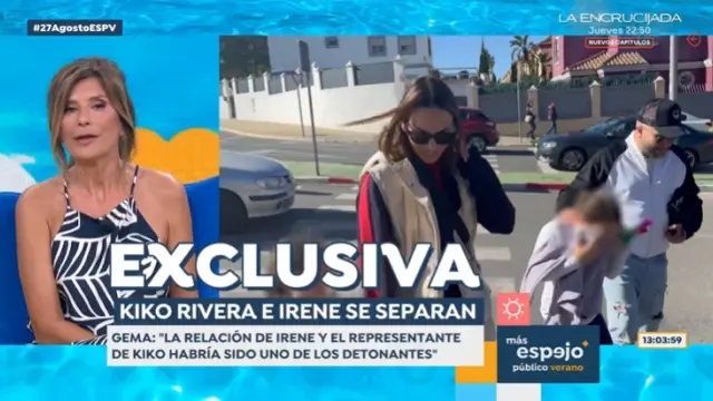 Kiko Rivera ha abandonado la casa en la que vivía con Irene Rosales y  actualmente vive con su representante, según Gema López
