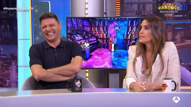 Joaquín Sánchez y Susana Saborido desvelan en 'El Hormiguero' sus  intimidades: "Ahora llevamos una racha buena"
