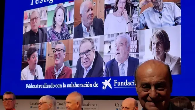 Con colegas "Maestro del Periodismo"
