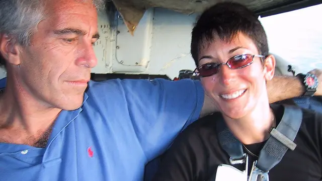 Jeffrey Epstein y su expareja Ghislaine Maxwell.