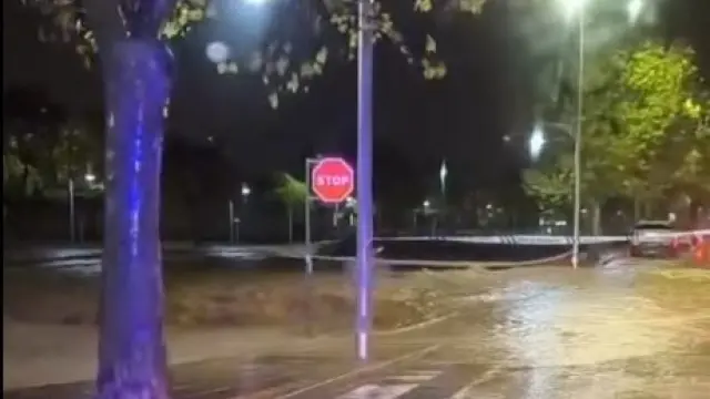 Inundaciones en Pilar de la Horadada (Alicante).