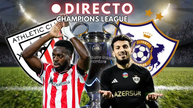 Athletic -Qarabag de Champions League, en directo.