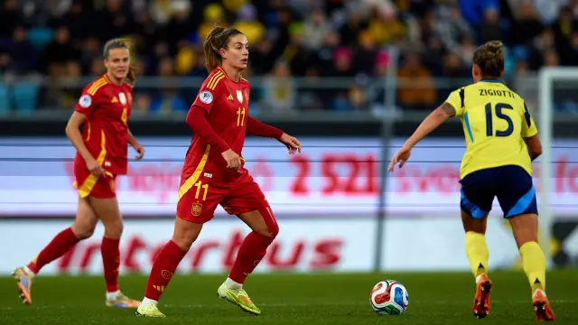 Irene Paredes y Alexia Putellas ante Suecia