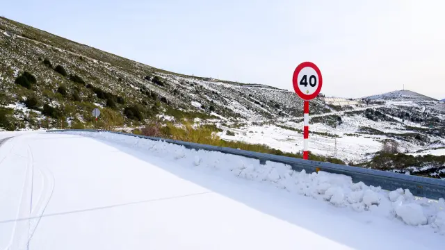 La AEMET amplía el aviso naranja por nieve en Liébana y baja la cota para hoy y mañana   