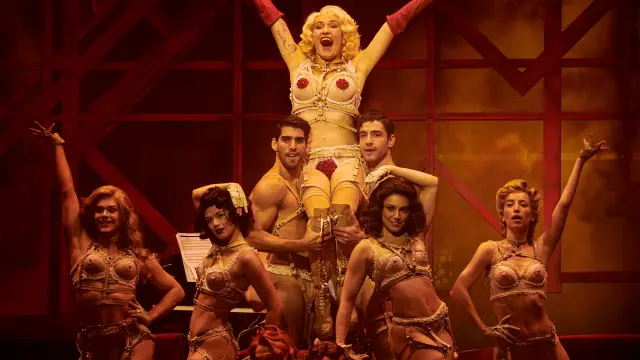 Abril Zamora en el musical de 'Cabaret'.