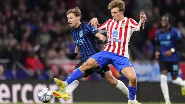 Atlético de Madrid e Inter firmaron las tablas en un gran partido de fútbol.