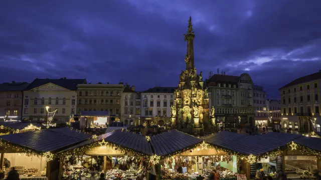 Christmas market in Olomouc - Czech Republic