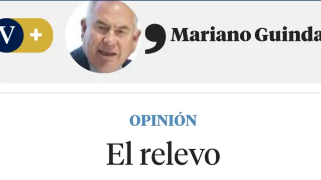 Columna de Mariano Guindal en La Vanguardia de ho