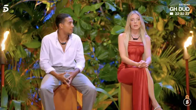 Gilbert y Claudia, en 'La isla de las tentaciones'.