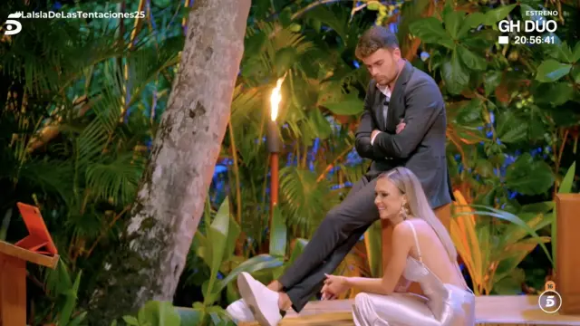 Darío y Almudena, en 'La isla de las tentaciones'.