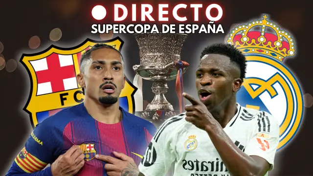 FC Barcelona - Real Madrid de Supercopa de España, en directo