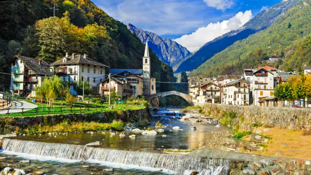 beautiful small medieval villages (borgo) of Italy