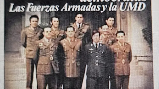 Portada del libro de Fortes y Otero (Ed. Argos Vergara) sobre el proceso a los militares demócratas de la UMD