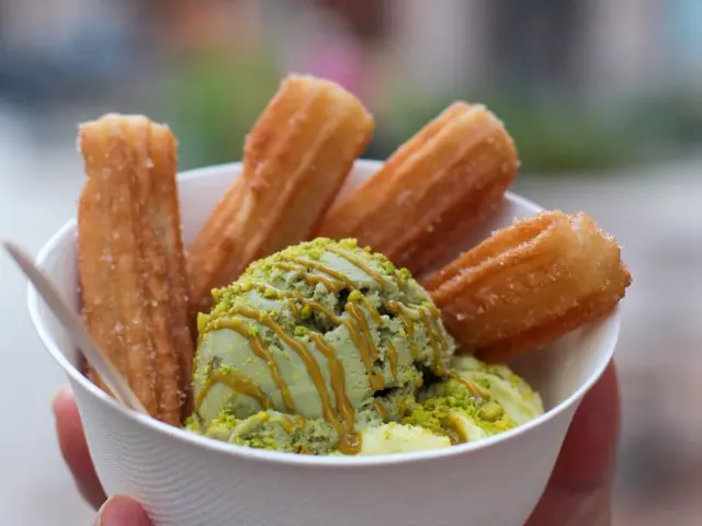 Los churros 'Sexy Pistacho'.