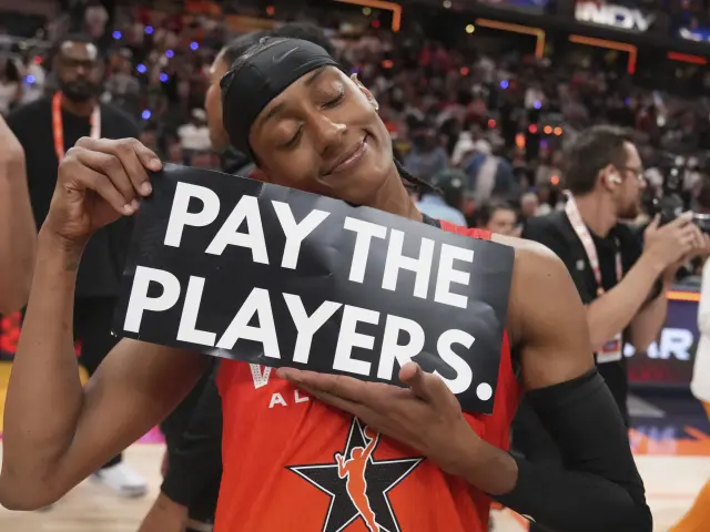 Brittney Syke Durante el partido del All-Star