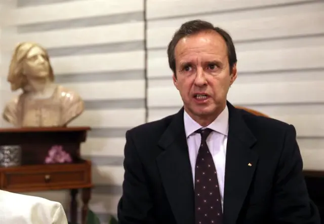 El delegado presidencial ante la comunidad internacional y expresidente de Bolivia Jorge 'Tuto' Quiroga.