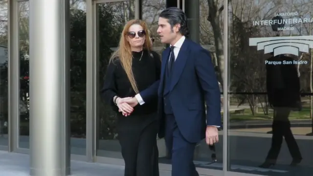 Olivia de Borbón, tras la muerte de su hermana Cristina.