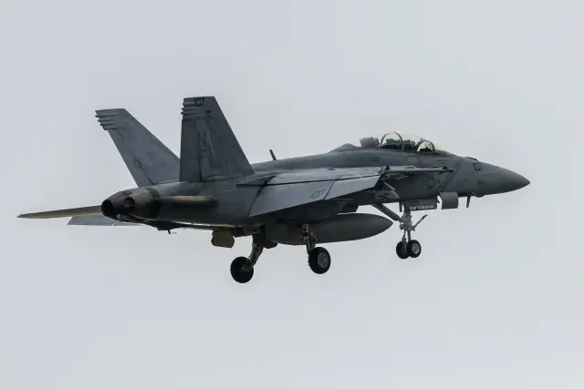Caza F-18 Hornet.