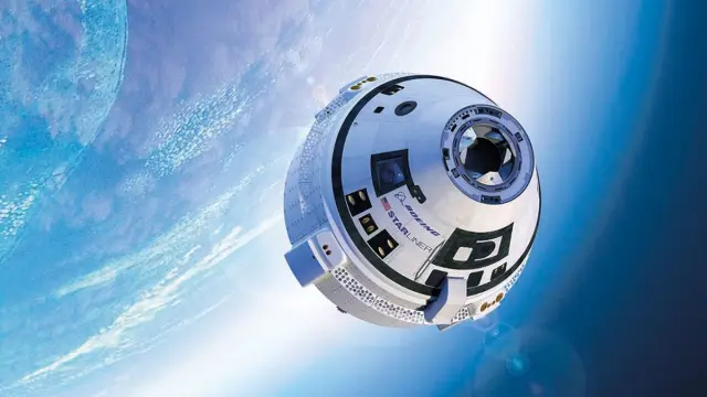En la imagen, la nace espacial Starliner.