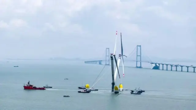 OceanX, el aerogenerador marino más grande del mundo