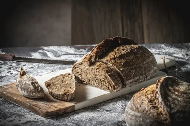 Pan integral sin amasado