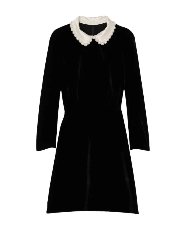 Ted Baker Vestido De Manga De Puff Negras De Love Moschino Vestido