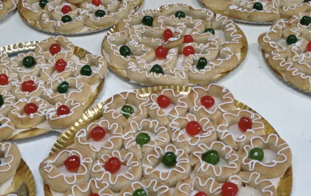 Veneras expuestas sobre una mesa