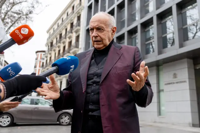 José Luis Moreno a su llegada a la Audiencia Nacional este lunes.