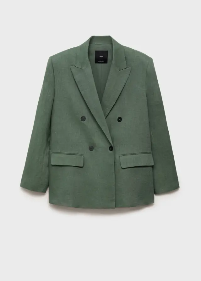 Blazer de lino de Mango