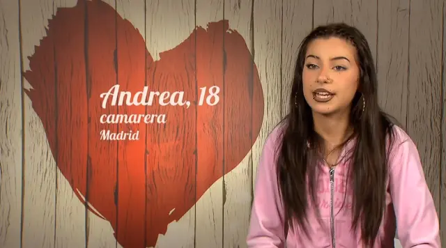 Andrea, en 'First Dates'.