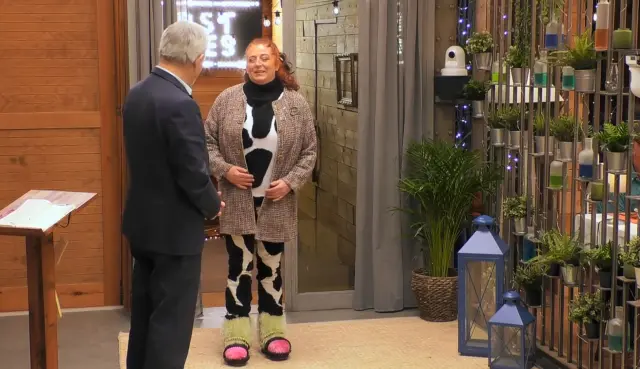 Carlos Sobera y Lola, en 'First Dates'.