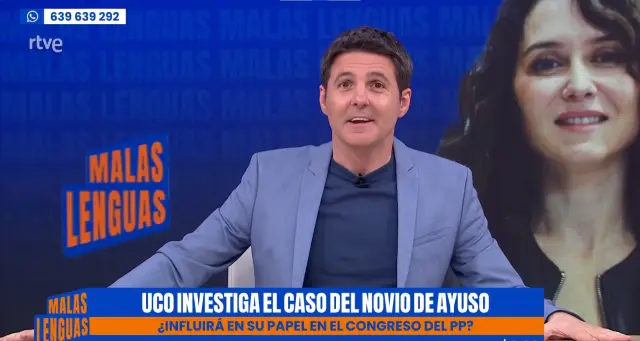 Jesús Cintora, en 'Malas lenguas'.