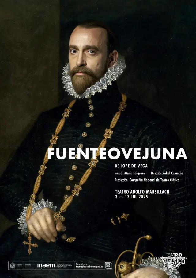 Cartel de 'Fuenteovejuna', producción de la CNTC que abre el Festival de Almagro en 2025.