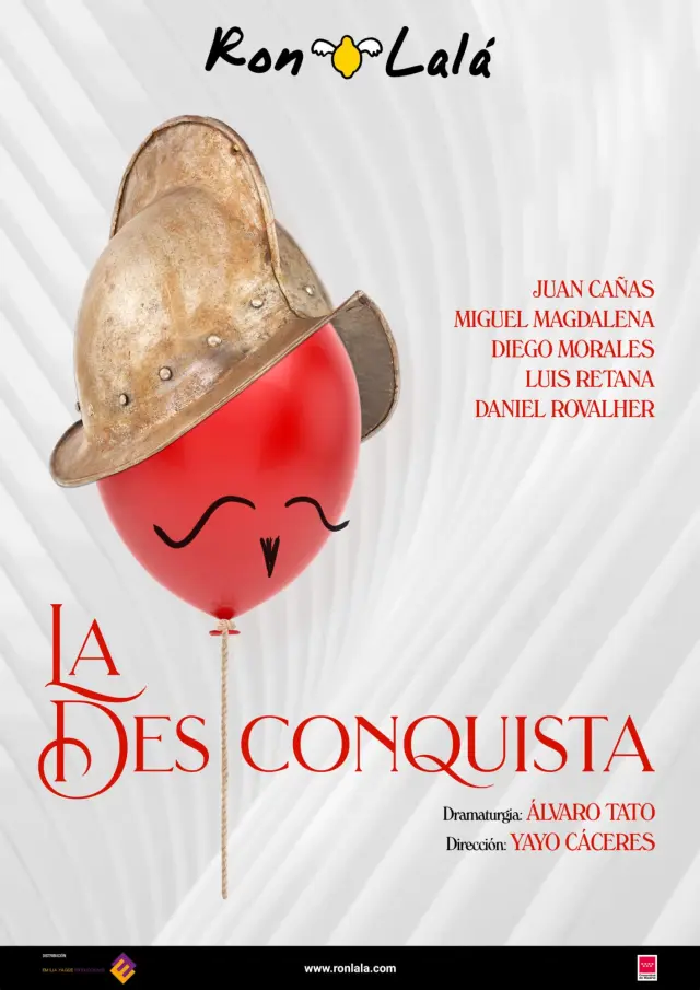 Cartel del espectáculo de Ron Lalá, 'La desconquista', con el que se presenta en el Festival de Almagro en 2025.