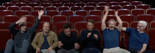 La imagen de apoyo que delata una de las bases de la crisis del late show norteamericano.
