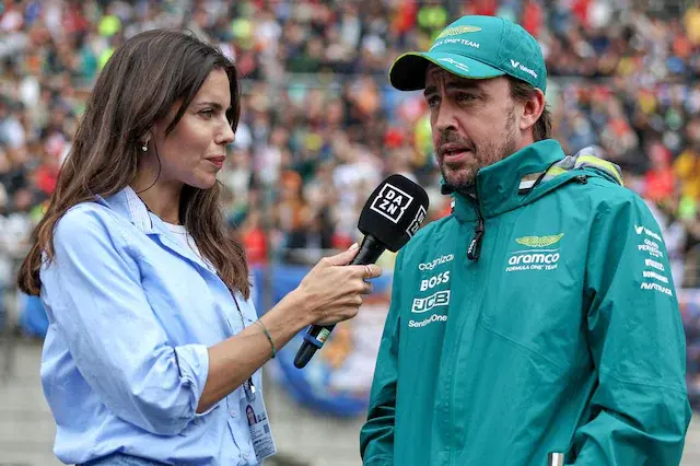 Fernando Alonso y Melissa Jiménez.
