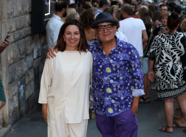 José Corbacho y Catalina Solivellas, protagonistas de 'En un lugar de la mente', a 31 de julio de 2025, en Palma de Mallorca (Islas Baleares, Espaa) FAMILIA REAL;GENTE;CINE Raúl Terrel / Europa Press 31/07/2025