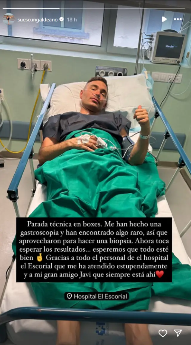 Comunicado de Cristian Suescun desde el hospital.