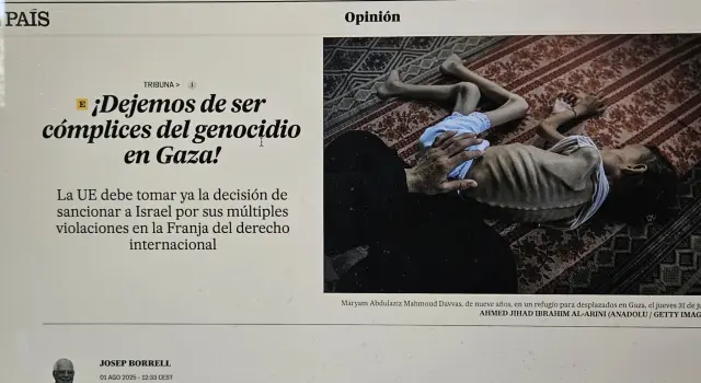 Articulo de Josep Borrell en El Pais del 1 de agosto.