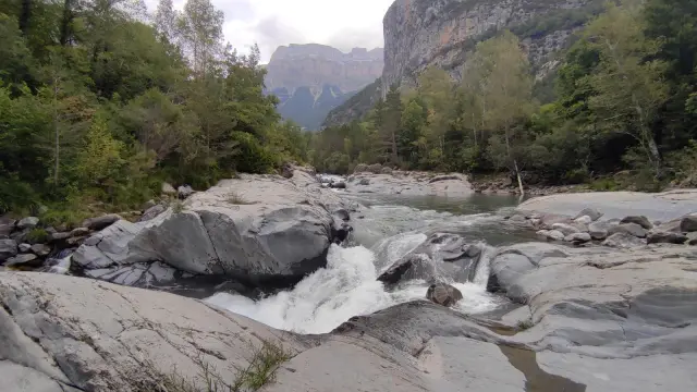 Poza del Molino en la provincia de Huesca (Aragón, España)