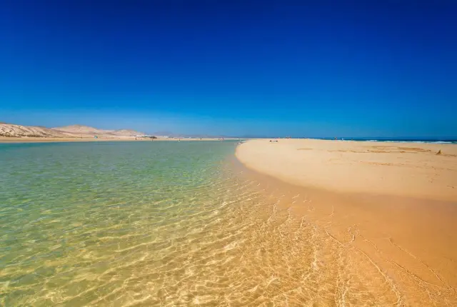 Playa del Risco del Paso en Fuerteventura (Islas Canarias, España)