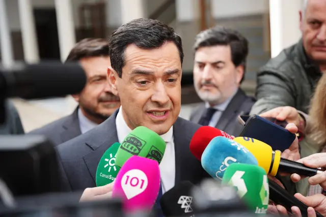 El presidente de la Junta de Andalucía, Juanma Moreno.