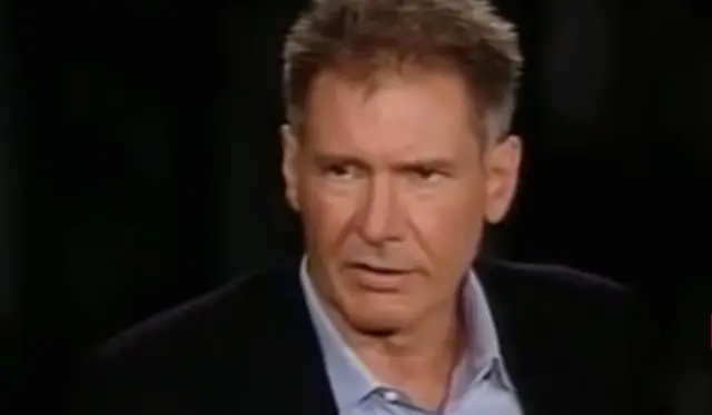 Harrison Ford en el programa 'Inside the Actors Studio' en el año 2000.