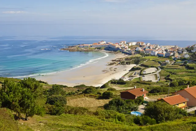 Pueblo de Caión, en la provincia de A Coruña (Galicia, España)