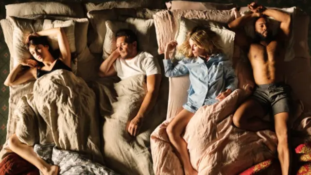 Ursula Carebó, Antonio Banderas, Eva Birthistle y Arinzé Kene en 'Rose's Baby'